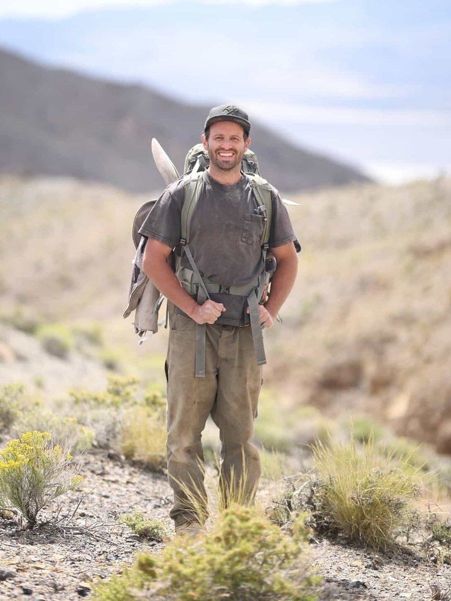 Ryan Novell, packed out and headed to one of his mines in the Nevada desert
